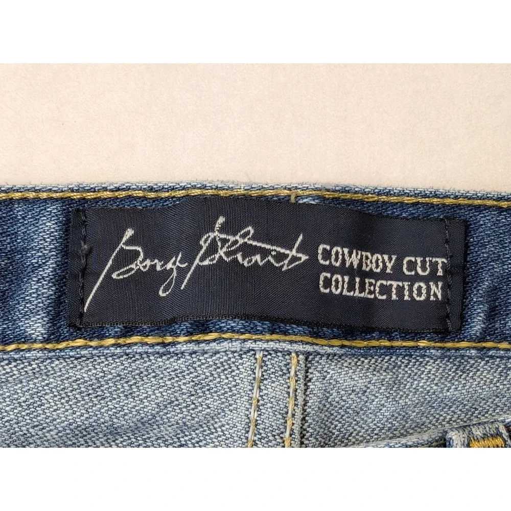 Wrangler George Strait Cowboy Cut Jeans 31 X 32 Blue Denim Straight Leg